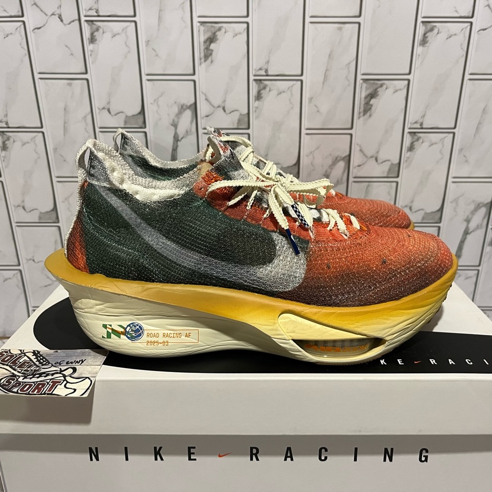 New Nike Air Zoom Alphafly Next% 3 International Green Red Running Shoes Mens